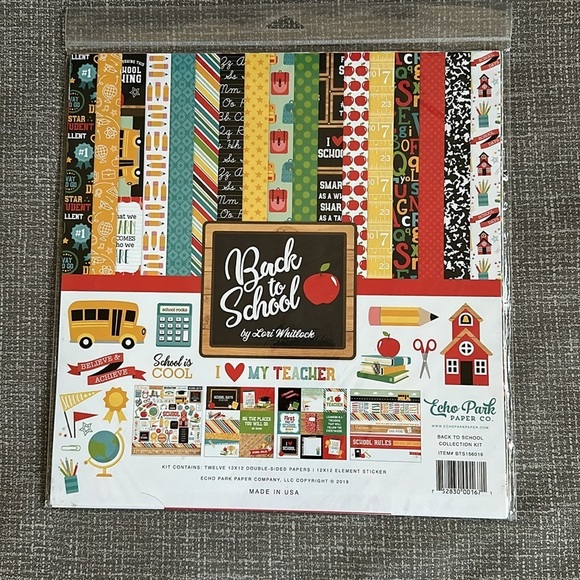Echo Park Paper Company Back to School Collection Kit paper - Picture 5 of 7
